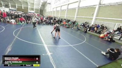 187 lbs Round 1 (4 Team) - Rocco Folino, Warriors Of Christ vs Austin Wardlow, Idaho 1