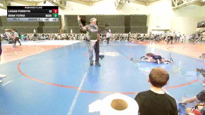 50 lbs Rr Rnd 2 - Logan Forsyth, Triumph K3 vs Evan Yutko, Mat Assassins Blue