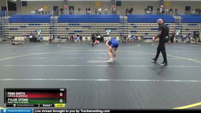 150 lbs Champ. Round 1 - Finn Smith, Loyola-Blakefield vs Tyler Stone, Saint Paul`s School