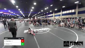 65 lbs Quarterfinal - Lux Fuentes, Top Notch WC vs Cree Garza, Spokane Wrestling