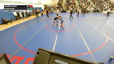 112 lbs Round 5 - Rylee Glass, Rolling Wrestling vs Summer Gasso, Legacy Wrestling Center