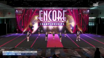Spirit Central - Lions [2026 L1 Mini - Novice - Restrictions Day 1] 2026 Encore Foxwoods Showdown