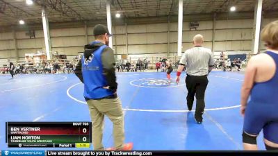 130 lbs Round 1 - Liam Norton, Timberline Youth Wrestling vs Ben Vertner, Unattached