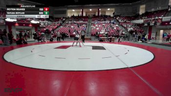 130 lbs Final - Peyton Reaves, Perry Girls Wrestling Club vs Taylea Boylan, Norman High School Girls