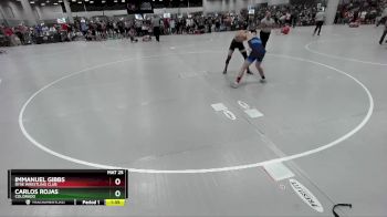 132 lbs Champ. Round 3 - Immanuel Gibbs, Ryse Wrestling Club vs Carlos Rojas, Colorado