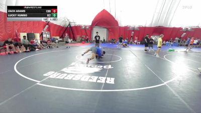 190 lbs Round 2 (8 Team) - Zach Adams, FZ Wrestling Club B vs Lucky Kumbo, Rochester Century B