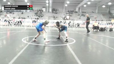 106 lbs Consi Of 8 #1 - Charles Cooper, MD vs Carter Lirgg, SC