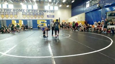 285 lbs Round 7 (8 Team) - Rafael Guerrero, Avalon WC vs Jakari Johnson, Braves WC