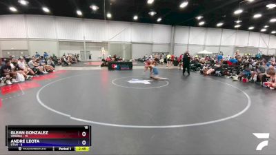 195 lbs Round 1 (8 Team) - Glean Gonzalez, Virginia vs Andre Leota, Utah