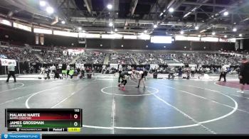 132 lbs Prelim - Malakai Narte, Nampa Christian vs James Grossman, Lewiston