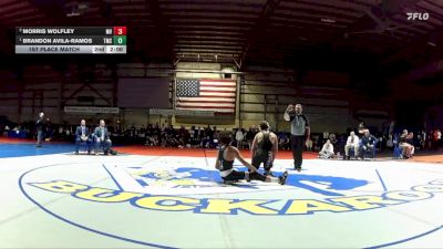 126 lbs 1st Place Match - Brandon Avila-Ramos, The Meadows School vs Morris Wolfley, Moapa Valley