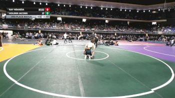 5A 157 lbs 3rd Place Match - Holden Jacobs, Dallas Highland Park vs Ray Ndanzia, Melissa