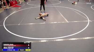 Round 1 - Mavryk Pahl, MN Elite Wrestling Club vs Beau Krause, Kingdom Wrestling