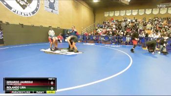 175 lbs Champ. Round 2 - Rolando Lira, Cesar Chavez vs Gerardo Jauregui, Tulare Western