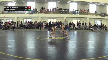 149 lbs Cons. Round 4 - Nicholas Bittner, Wheaton (il) vs Ryan Hinger, Elmhurst University