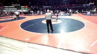 2A 132 lbs Cons. Round 2 - Isaac Mayora, Lombard (Montini) vs Zyan Westbrook, Sterling (H.S.)