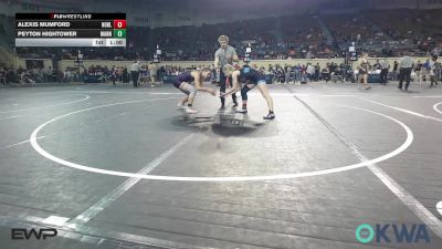 117 lbs Consi Of 4 - Alexis Mumford, Noble Takedown Club vs Peyton Hightower, Mannford Pirate Youth Wrestling