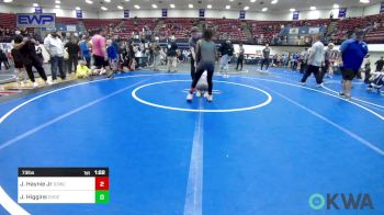 73 lbs Quarterfinal - Jerell Haynie Jr, D3 Wrestling Cluib vs Jaxon Higgins, Choctaw Ironman Youth Wrestling