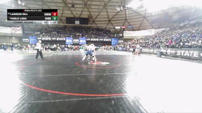 Boys 4A 190 lbs Champ. Round 1 - Pablo Lara, Chiawana vs Lawson Dill, Sumner