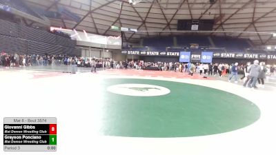 Replay: Mat 8 - 2026 WSWA Folkstyle State | Feb 22 @ 8 AM