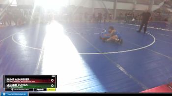 63 lbs Cons. Round 4 - Legend Zuniga, Toppenish USA WC vs Jaime Almaguer, Victory Wrestling-Central WA