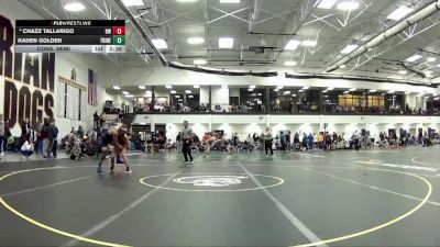 125 lbs Cons. Semi - Chazz Tallarigo, Baldwin Wallace vs Kaden Golder, Trine