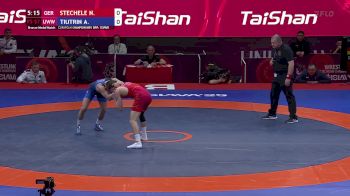 57 kg Bronze - Niklas Stechele, GER vs Aryian Tiutrin, UWW