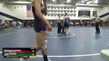 150 lbs Semifinal - Matthew Huffman, Stow-Munroe Falls vs Gabe Borror, Midview