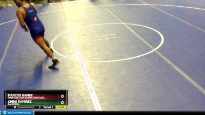 92 lbs 3rd Place Match - Marcos Gamez, Firebaugh High School Wrestling vs Chris Ramirez, California