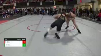 200 lbs Quarterfinal - Eli Villa, Anglers vs Garret Galey, Windy City Wrestlers