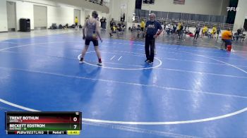 135 lbs Quarterfinals (8 Team) - Thatcher Bollman, UNITED vs Brock Lundstrom, Hastings