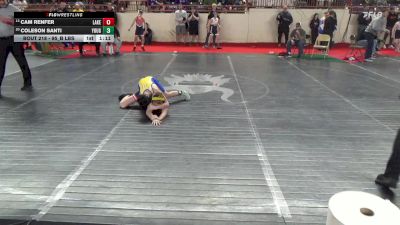 95_B lbs Round Of 32 - Cam Renfer, Lake Lehman vs Coleson Santi, Yough