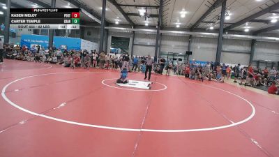 82 lbs Quarterfinal - Kasen Meloy, Port Royal vs Carter Temple, Cranberry Twp