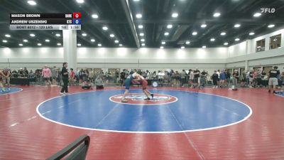 120 lbs Champ. Rd Of 32 - Mason Brown, Darkhorse vs Andrew Uszenski, KD Training Center
