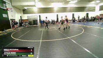 144 lbs Champ. Round 1 - Atticus Berry, Life Christian Academy vs Reece Decourval, Klahowya