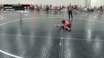 110 lbs Cons. Round 2 - Jaden Pagan, Mighty Warriors vs Aiden Meza, Guerilla Wrestling Academy