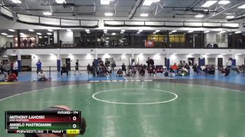 174 lbs 5th Place Match - Anthony Lahoski, Ohio Northern vs Angelo Mastroianni, Adrian