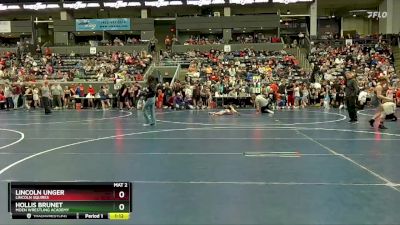 115 lbs Cons. Round 5 - Lincoln Unger, Lincoln Squires vs Hollis Brunet, Moen Wrestling Academy