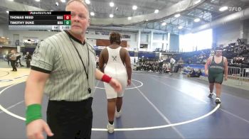 285 lbs Semifinals (4 Team) - Kevin Crowe-Bailey, Minisink Valley vs Jeremiah House, Webster Schroeder High Sch