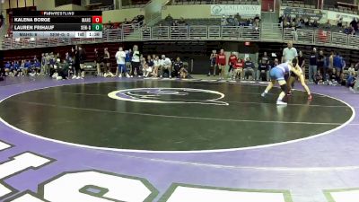 105 lbs Round 2 (6 Team) - Kalena Borge, Manhattan HS vs Lauren Frihauf, Seward