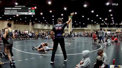 65 lbs Cons. Round 2 - Ryder Ahysen, Eagle Wrestling Academy vs Zander Liberatore, Scorpion Wrestling Club