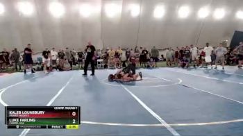 141 lbs Champ. Round 1 - Kaleb Lounsbury, Prairie Heights vs Luke Farling, Carmel USA