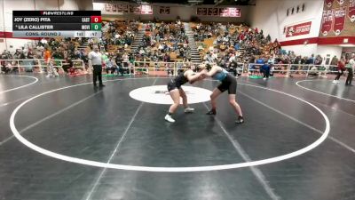 145 lbs Cons. Round 2 - Joy (zero) Pita, Cheyenne East vs Lila Callister, Mountain View