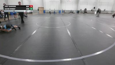 48 lbs Round 5 (8 Team) - Jacob Street, CTWHALE Blue vs Trey Sanders, Mat Assassins Black