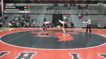 215 lbs 2nd Place Match - Nick Milburn, Newton vs Brandon Bogseth, Ankeny Centennial
