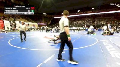 106 Class 4 lbs Champ. Round 1 - Randy Teo Monzon, Carthage vs Rowdy Angst, Liberty