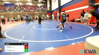 100 lbs Consolation - Landon Watson, Wagoner Takedown Club vs Michael Evans III, Tulsa Blue T Panthers