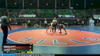 170 lbs Champ. Round 2 - KEENAN WYATT, Gardendale Hs vs Cooper Hilyer, Fort Payne