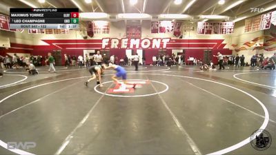 132 lbs Quarterfinal - Leo Champagne, Grace M Davis vs Maximus Torrez, Gilroy