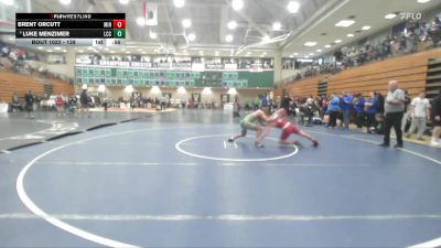 138 lbs Cons. Semi - Brent Orcutt, Mission Hills vs Luke Menzimer, La Costa Canyon